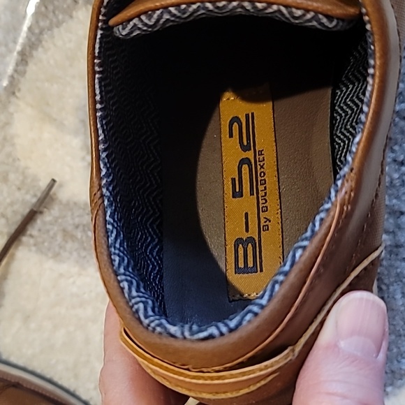 Bulldozer B-52 Oxford vegan materials Cognac color sz 7 - Picture 9 of 10